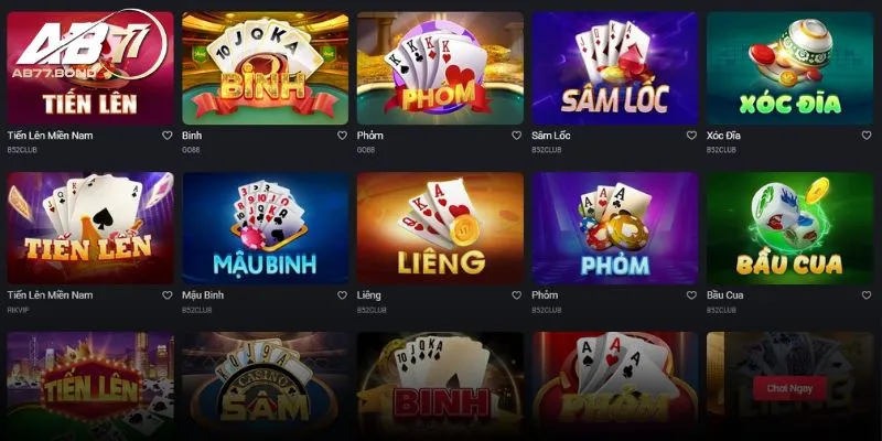 Các trò chơi nổi bật